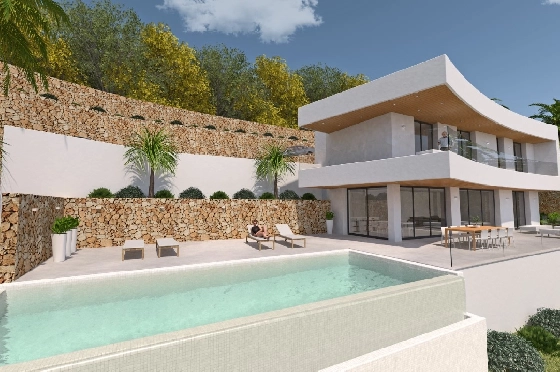 Villa in Javea(Xabia Nova) zu verkaufen, Wohnfläche 260 m², Klimaanlage, Grundstück 1707 m², 4 Schlafzimmer, 4 Badezimmer, ref.: BP-3382JAV-1