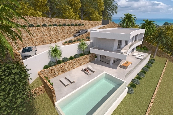 Villa in Javea(Xabia Nova) zu verkaufen, Wohnfläche 260 m², Klimaanlage, Grundstück 1707 m², 4 Schlafzimmer, 4 Badezimmer, ref.: BP-3382JAV-5