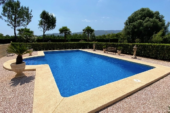 Finca in Denia zu verkaufen, Wohnfläche 250 m², Baujahr 2003, Zustand gepflegt, + Fussbodenheizung, Klimaanlage, Grundstück 10700 m², 4 Schlafzimmer, 3 Badezimmer, Pool, ref.: AS-1521-21