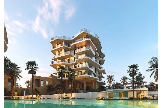 Etagen Apartment in Villajoyosa zu verkaufen, Wohnfläche 121 m², Zustand Erstbezug, Klimaanlage, 3 Schlafzimmer, 2 Badezimmer, Pool, ref.: HA-VJN-130-A02-3