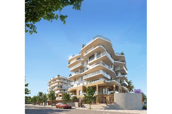 Etagen Apartment in Villajoyosa zu verkaufen, Wohnfläche 121 m², Zustand Erstbezug, Klimaanlage, 3 Schlafzimmer, 2 Badezimmer, Pool, ref.: HA-VJN-130-A02-4