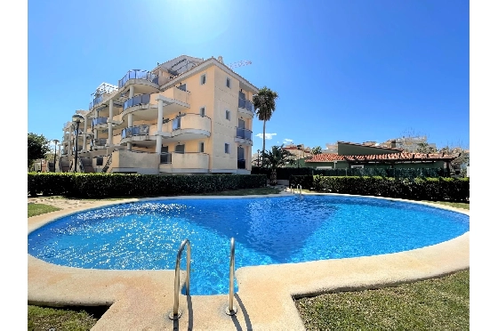 Apartment in Denia(Las Marinas) zur Ferienvermietung, Wohnfläche 94 m², Baujahr 2009, Zustand gepflegt, + Zentralheizung, Klimaanlage, 3 Schlafzimmer, 2 Badezimmer, Pool, ref.: T-0715-1