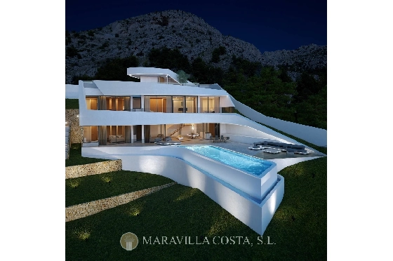 Villa in Altea Hills zu verkaufen, Wohnfläche 412 m², + Fussbodenheizung, Klimaanlage, Grundstück 979 m², 4 Schlafzimmer, 4 Badezimmer, Pool, ref.: MV-2470-10