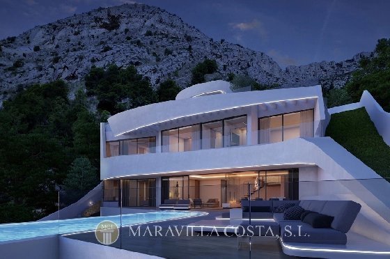 Villa in Altea Hills zu verkaufen, Wohnfläche 412 m², + Fussbodenheizung, Klimaanlage, Grundstück 979 m², 4 Schlafzimmer, 4 Badezimmer, Pool, ref.: MV-2470-11