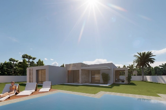 Villa in Calpe(Magraner) zu verkaufen, Wohnfläche 164 m², Klimaanlage, Grundstück 1001 m², 3 Schlafzimmer, 2 Badezimmer, ref.: BP-6247CAL-3