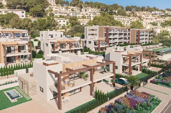 Etagen Apartment in Font de Sa Cala zu verkaufen, Wohnfläche 138 m², Zustand Erstbezug, Klimaanlage, 3 Schlafzimmer, 2 Badezimmer, Pool, ref.: HA-MLN-160-A02-8