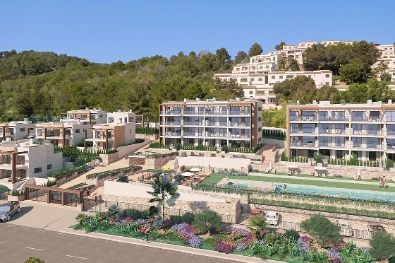 Etagen Apartment in Font de Sa Cala zu verkaufen, Wohnfläche 138 m², Zustand Erstbezug, Klimaanlage, 3 Schlafzimmer, 2 Badezimmer, Pool, ref.: HA-MLN-160-A02-9