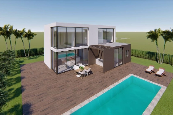 Villa in Polop(Lomas del Sol) zu verkaufen, Grundstück 600 m², 3 Schlafzimmer, 2 Badezimmer, ref.: BP-3435POL-4