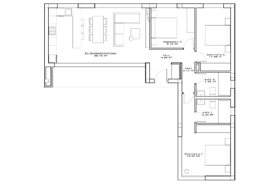 Villa in Polop(Altos de Polop) zu verkaufen, Wohnfläche 230 m², Klimaanlage, Grundstück 429 m², 3 Schlafzimmer, 2 Badezimmer, ref.: BP-3444POL-27