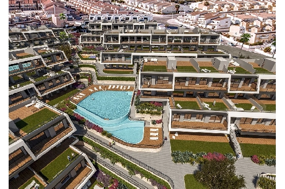 Etagen Apartment in Santa Pola zu verkaufen, Wohnfläche 115 m², Zustand Erstbezug, Klimaanlage, 3 Schlafzimmer, 2 Badezimmer, Pool, ref.: HA-SPN-130-A02-20