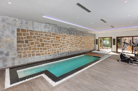 Villa in Javea zu verkaufen, Wohnfläche 1190 m², Baujahr 2018, + Zentralheizung, Klimaanlage, Grundstück 5500 m², 3 Schlafzimmer, 3 Badezimmer, Pool, ref.: HG-3340-13