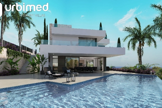 Villa in Denia zu verkaufen, Wohnfläche 734 m², Klimaanlage, Grundstück 2 m², 5 Schlafzimmer, 7 Badezimmer, Pool, ref.: UM-UV-IPANEMA-11