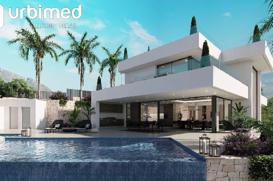 Villa in Denia zu verkaufen, Wohnfläche 734 m², Klimaanlage, Grundstück 2 m², 5 Schlafzimmer, 7 Badezimmer, Pool, ref.: UM-UV-IPANEMA-6