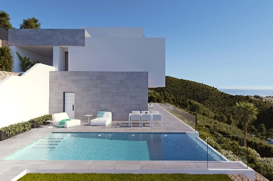 Villa in Altea(Azure Altea Homes II) zu verkaufen, Grundstück 957 m², Pool, ref.: VA-HB221-2