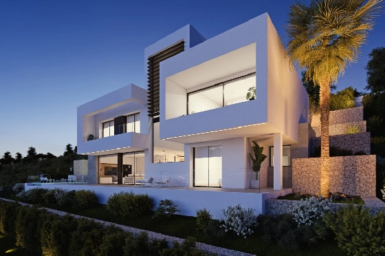 Villa in Altea(Azure Altea Homes II) zu verkaufen, Grundstück 957 m², Pool, ref.: VA-HB221-4