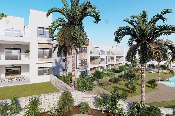 Etagen Apartment in Pilar de la Horadada zu verkaufen, Wohnfläche 124 m², Zustand Erstbezug, 3 Schlafzimmer, 2 Badezimmer, Pool, ref.: HA-PIN-102-A05-1