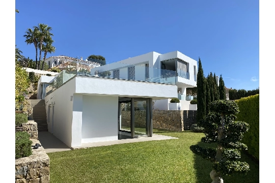 Villa in Moraira zu verkaufen, Wohnfläche 410 m², Baujahr 2014, Zustand gepflegt, + Fussbodenheizung, Klimaanlage, Grundstück 1150 m², 4 Schlafzimmer, 4 Badezimmer, Pool, ref.: AS-2422-23