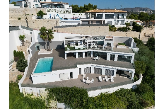 Villa in Moraira(Moraira) zu verkaufen, Wohnfläche 400 m², Baujahr 2014, Zustand neuwertig, + Fussbodenheizung, Klimaanlage, Grundstück 850 m², 4 Schlafzimmer, 4 Badezimmer, Pool, ref.: AS-2522-6