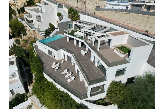 Villa in Moraira(Moraira) zu verkaufen, Wohnfläche 400 m², Baujahr 2014, Zustand neuwertig, + Fussbodenheizung, Klimaanlage, Grundstück 850 m², 4 Schlafzimmer, 4 Badezimmer, Pool, ref.: AS-2522-9