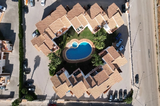 Reihenhaus in Denia(Las Marinas) zur Ferienvermietung, Wohnfläche 98 m², Baujahr 2001, Zustand gepflegt, + KLIMA, Klimaanlage, 2 Schlafzimmer, 2 Badezimmer, Pool, ref.: T-0222-25