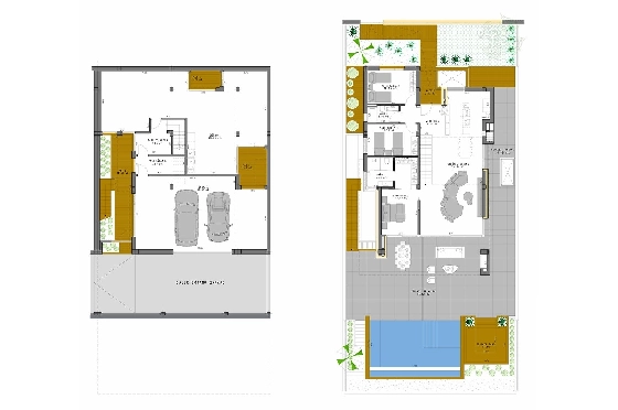 Villa in Algorfa zu verkaufen, Wohnfläche 344 m², Zustand Erstbezug, + fussboden, Klimaanlage, Grundstück 465 m², 3 Schlafzimmer, 2 Badezimmer, Pool, ref.: HA-ARN-111-E01-4