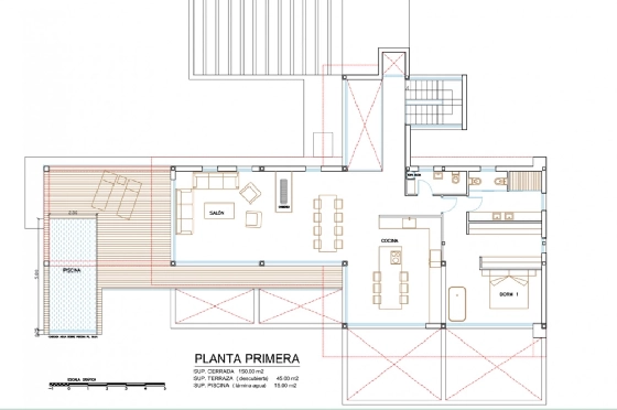 Villa in Denia zu verkaufen, Wohnfläche 556 m², Klimaanlage, 5 Schlafzimmer, 6 Badezimmer, Pool, ref.: BS-6951338-37