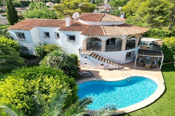 Villa in Denia(Montgo) zur Ferienvermietung, Wohnfläche 220 m², Baujahr 1997, Zustand gepflegt, + Zentralheizung, Klimaanlage, Grundstück 915 m², 3 Schlafzimmer, 3 Badezimmer, Pool, ref.: T-0422-1