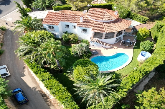 Villa in Denia(Montgo) zur Ferienvermietung, Wohnfläche 220 m², Baujahr 1997, Zustand gepflegt, + Zentralheizung, Klimaanlage, Grundstück 915 m², 3 Schlafzimmer, 3 Badezimmer, Pool, ref.: T-0422-2