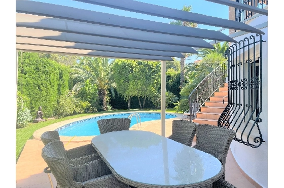 Villa in Denia(Montgo) zur Ferienvermietung, Wohnfläche 220 m², Baujahr 1997, Zustand gepflegt, + Zentralheizung, Klimaanlage, Grundstück 915 m², 3 Schlafzimmer, 3 Badezimmer, Pool, ref.: T-0422-8