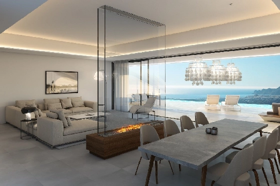 Villa in Altea zu verkaufen, Wohnfläche 330 m², Baujahr 2019, + Fussbodenheizung, Grundstück 1074 m², 4 Schlafzimmer, 4 Badezimmer, ref.: NL-NLD1085-6