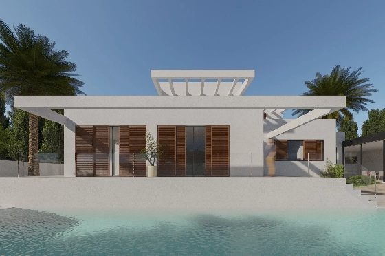 Villa in Moraira zu verkaufen, Wohnfläche 298 m², + Fussbodenheizung, Klimaanlage, Grundstück 811 m², 4 Schlafzimmer, 4 Badezimmer, Pool, ref.: NL-NLD1218-4