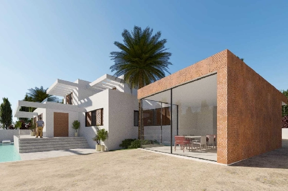 Villa in Moraira zu verkaufen, Wohnfläche 298 m², + Fussbodenheizung, Klimaanlage, Grundstück 811 m², 4 Schlafzimmer, 4 Badezimmer, Pool, ref.: NL-NLD1218-8