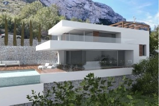 Villa in Denia zu verkaufen, Wohnfläche 130 m², Baujahr 2021, + Zentralheizung, Klimaanlage, Grundstück 800 m², 3 Schlafzimmer, 2 Badezimmer, Pool, ref.: NL-NLD1273-2