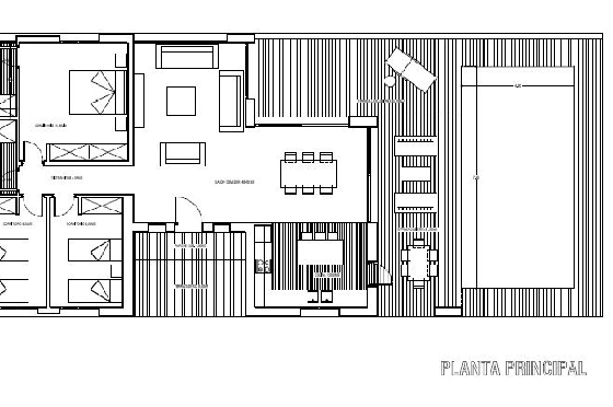 Villa in Denia zu verkaufen, Wohnfläche 130 m², Baujahr 2021, + Zentralheizung, Klimaanlage, Grundstück 800 m², 3 Schlafzimmer, 2 Badezimmer, Pool, ref.: NL-NLD1273-8