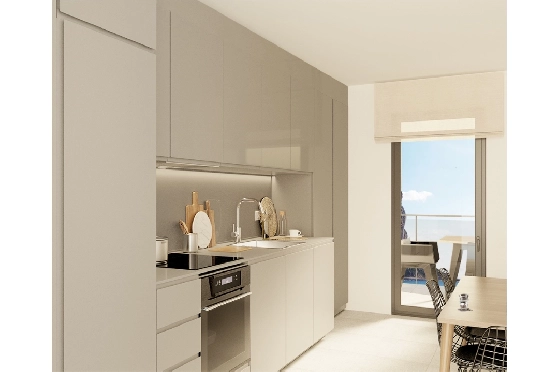 Apartment in Calpe zu verkaufen, Wohnfläche 140 m², Baujahr 2019, + Fussbodenheizung, Klimaanlage, 1 Schlafzimmer, 1 Badezimmer, Pool, ref.: NL-NLD1311-5