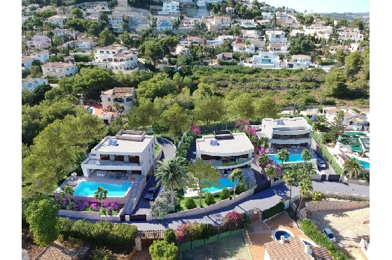 Villa in Moraira zu verkaufen, Baujahr 2022, + Fussbodenheizung, Klimaanlage, Grundstück 802 m², 4 Schlafzimmer, 4 Badezimmer, Pool, ref.: NL-NLD1360-3