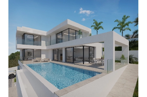 Villa in Calpe zu verkaufen, Wohnfläche 241 m², Grundstück 1010 m², 3 Schlafzimmer, 3 Badezimmer, ref.: RA-1322-1