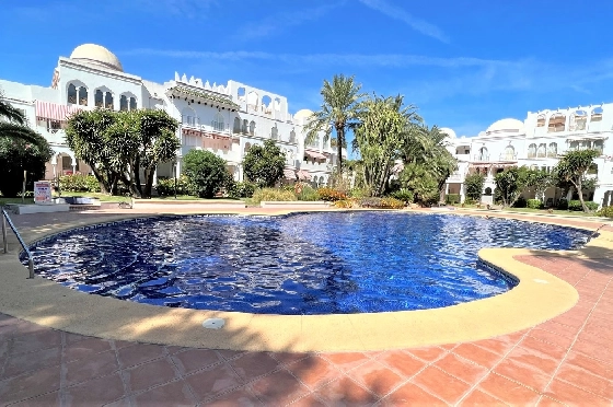 Apartment in Denia zur Ferienvermietung, Wohnfläche 75 m², Baujahr 1994, Zustand gepflegt, + KLIMA, Klimaanlage, 2 Schlafzimmer, 1 Badezimmer, Pool, ref.: T-0922-1