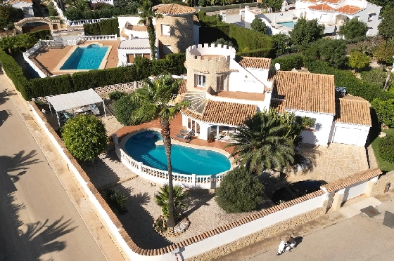 Villa in Javea zu verkaufen, Wohnfläche 180 m², Baujahr 1991, Zustand gepflegt, + Zentralheizung, Klimaanlage, Grundstück 1013 m², 3 Schlafzimmer, 2 Badezimmer, Pool, ref.: AS-4222-1