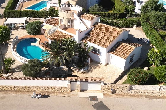 Villa in Javea zu verkaufen, Wohnfläche 180 m², Baujahr 1991, Zustand gepflegt, + Zentralheizung, Klimaanlage, Grundstück 1013 m², 3 Schlafzimmer, 2 Badezimmer, Pool, ref.: AS-4222-5