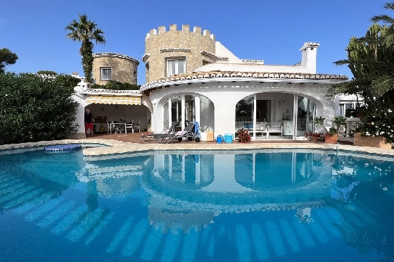 Villa in Javea zu verkaufen, Wohnfläche 180 m², Baujahr 1991, Zustand gepflegt, + Zentralheizung, Klimaanlage, Grundstück 1013 m², 3 Schlafzimmer, 2 Badezimmer, Pool, ref.: AS-4222-8