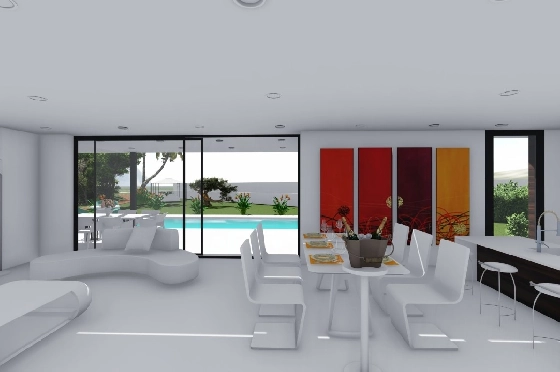 Villa in Calpe(La Canuta) zu verkaufen, Wohnfläche 265 m², Klimaanlage, Grundstück 2760 m², 4 Schlafzimmer, 3 Badezimmer, ref.: BP-6365CAL-12