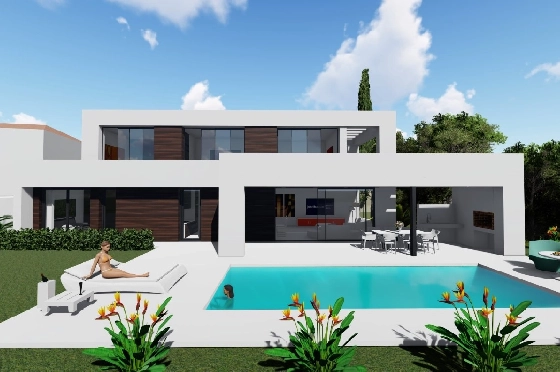 Villa in Calpe(La Canuta) zu verkaufen, Wohnfläche 265 m², Klimaanlage, Grundstück 2760 m², 4 Schlafzimmer, 3 Badezimmer, ref.: BP-6365CAL-2