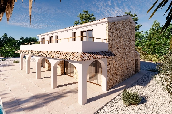 Finca in Benissa(Llenes) zu verkaufen, Wohnfläche 368 m², Baujahr 2023, Klimaanlage, Grundstück 10000 m², 4 Schlafzimmer, 4 Badezimmer, Pool, ref.: BI-BE.F-164-6