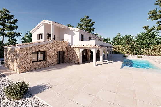 Finca in Benissa(Llenes) zu verkaufen, Wohnfläche 368 m², Baujahr 2023, Klimaanlage, Grundstück 10000 m², 4 Schlafzimmer, 4 Badezimmer, Pool, ref.: BI-BE.F-164-9