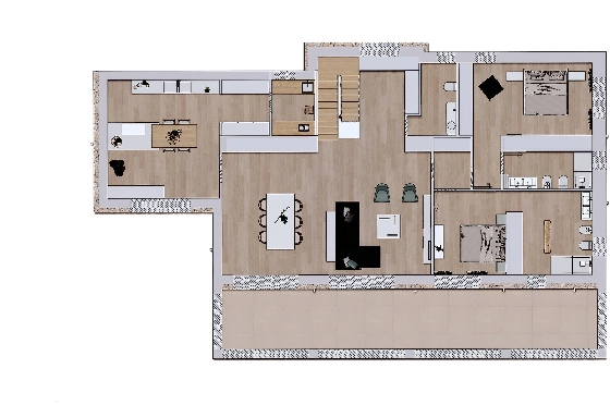 Finca in Benissa(Llenes) zu verkaufen, Wohnfläche 254 m², Baujahr 2023, Klimaanlage, Grundstück 10000 m², 3 Schlafzimmer, 3 Badezimmer, Pool, ref.: BI-BE.F-165-34