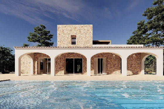 Finca in Benissa(Llenes) zu verkaufen, Wohnfläche 254 m², Baujahr 2023, Klimaanlage, Grundstück 10000 m², 3 Schlafzimmer, 3 Badezimmer, Pool, ref.: BI-BE.F-165-39