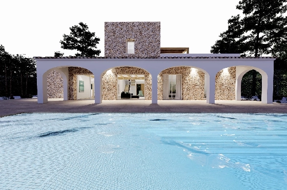 Finca in Benissa(Llenes) zu verkaufen, Wohnfläche 254 m², Baujahr 2023, Klimaanlage, Grundstück 10000 m², 3 Schlafzimmer, 3 Badezimmer, Pool, ref.: BI-BE.F-165-9