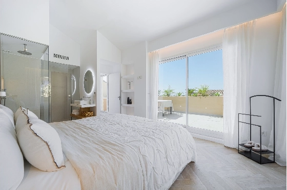 Penthouse Apartment in Estepona zu verkaufen, Wohnfläche 154 m², Klimaanlage, Grundstück 90 m², 3 Schlafzimmer, 3 Badezimmer, ref.: NX-401750-26