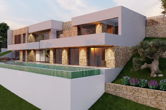 Villa in Altea(La Vella) zu verkaufen, Wohnfläche 470 m², Klimaanlage, Grundstück 1143 m², 4 Schlafzimmer, 4 Badezimmer, ref.: BP-6378ALT-4